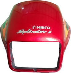 Headlight Visor Fit For Hero Splendor Plus Candy Blazing Red