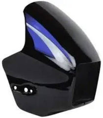Headlight Visor Fit For Hero Splendor Plus New Model Latest Black(Blue Sticker) (BP)
