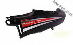 Tail Panel / Rear Cowl Set Fit For Hero Passion Pro Black (Blue Sticker)