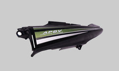 Tail Panel / Rear Cowl Set Fit For Hero Passion Pro Digital Black Colour for Parrot Green Bike