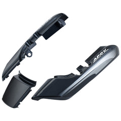 Tail Panel / Rear Cowl Set Fit For Hero Splendor Pro Black(Grey Sticker) (BP)