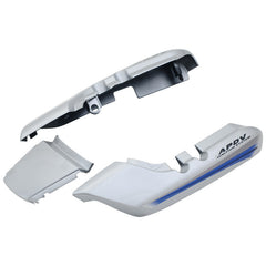 Tail Panel / Rear Cowl Set Fit For Hero Splendor Pro (New Graphics) Cloud Silver