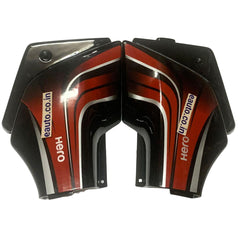 Side Panel for Hero Passion Pro | Digital Model | Black & Red Colour