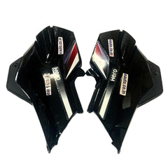Side Panel for Hero Super Splendor | Type 2 | Type 7 Sticker | Black & Red Colour