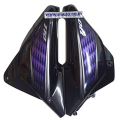 Side Panel for Honda Dream Neo | Type 2 | Black & Blue