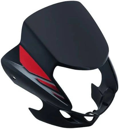 Headlight Visor Fit For Hero CD-Deluxe New Model (Self Start) Candy Blazing Red (Orange Sticker) (BP)