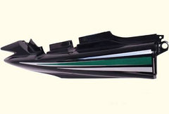 Tail Panel / Rear Cowl Fit For Hero Passion Pro T-4 2019 Black With White Sticker**