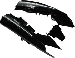 Tail Panel / Rear Cowl Set Fit For Hero Passion Pro Type 3 Black Colour For White Bike (White Sticker)