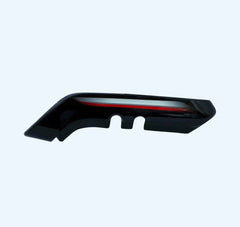 Tail Panel / Rear Cowl Set Small Plate Fit For  Hero Splendor Plus BS6 2020 Black With Red Sticker