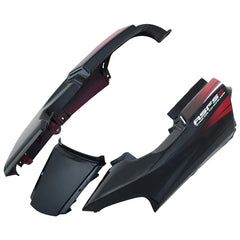 Tail Panel / Rear Cowl (Set Of 3) Fit For Hero Splendor Black (BP)