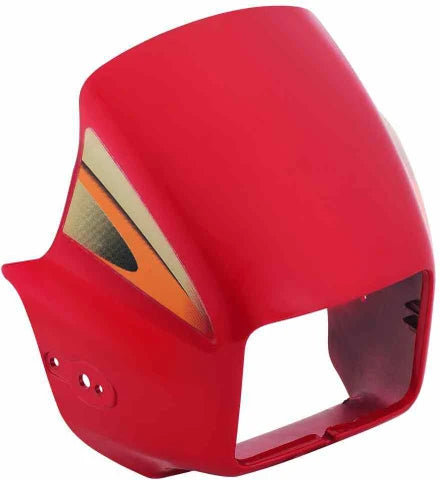 Headlight Visor Fit For Hero Splendor New Model Y2K Candy Blazing Red