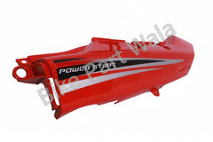 Tail Panel / Rear Cowl Set Fit For Hero Passion Pro Sports Red(Black Sticker) for Black Bike