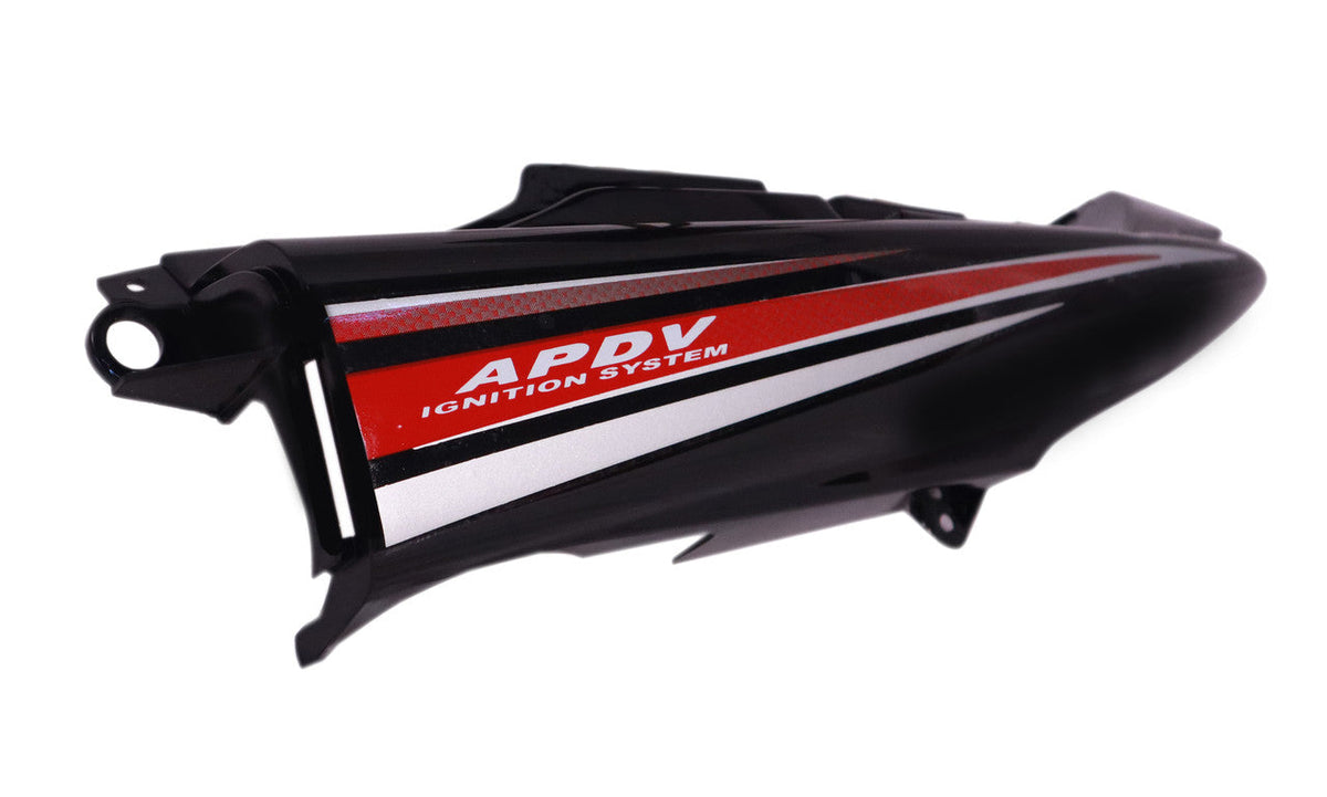 Tail Panel / Rear Cowl Set Fit For Hero Passion Pro Digital Black Colour for Sports Red Bike