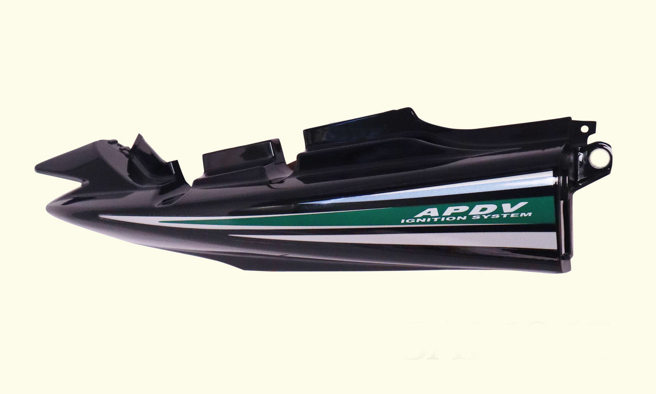 Tail Panel / Rear Cowl Set Fit For Hero Passion Pro Digital Black Colour for White Bike