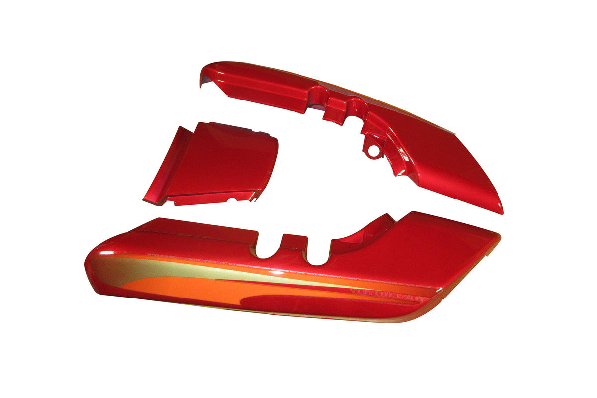 Tail Panel / Rear Cowl Set Fit For Hero Splendor Pro Candy Blazing Red