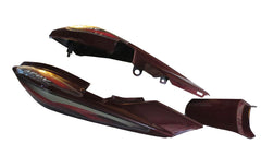 Tail Panel / Rear Cowl Set Fit For Hero Splendor Pro Type-4 Candy Blazing Red