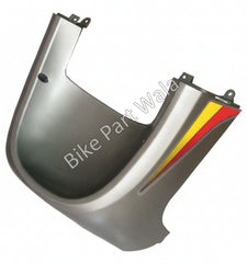 Lower Cover Fit For Hero Pleasure Type-3  Matte Titanium Grey/ Red