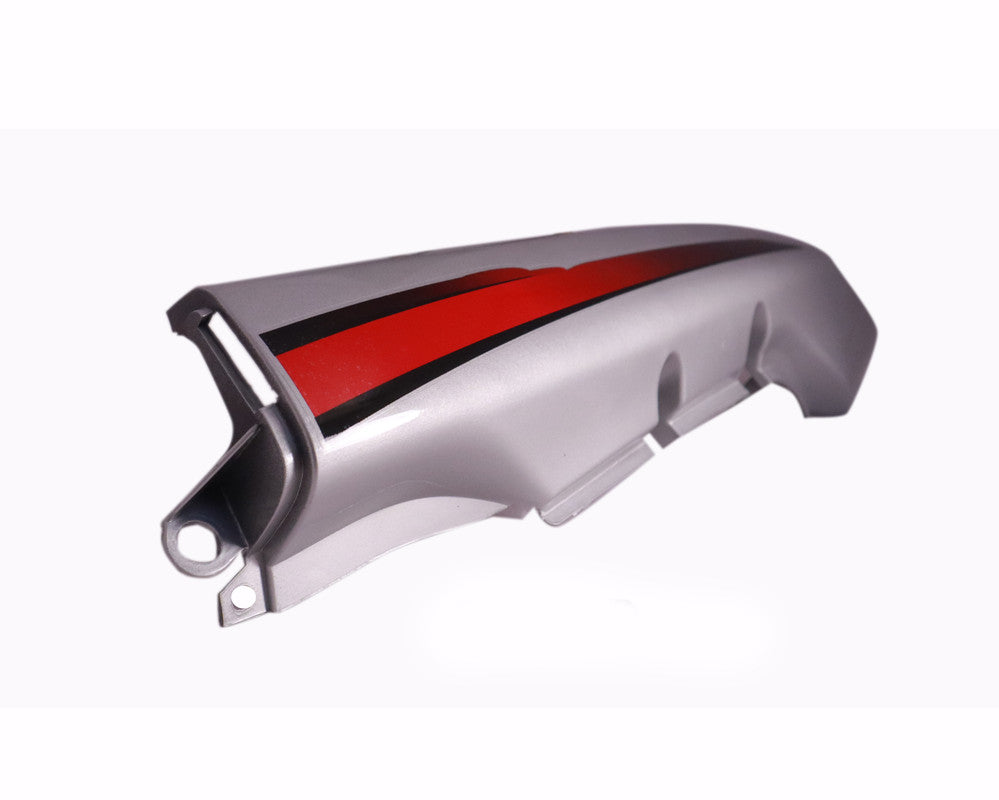 Tail Panel / Rear Cowl (Set Of 3) Fit For Hero Passion Plus Cloud Silver(Red Sticker)