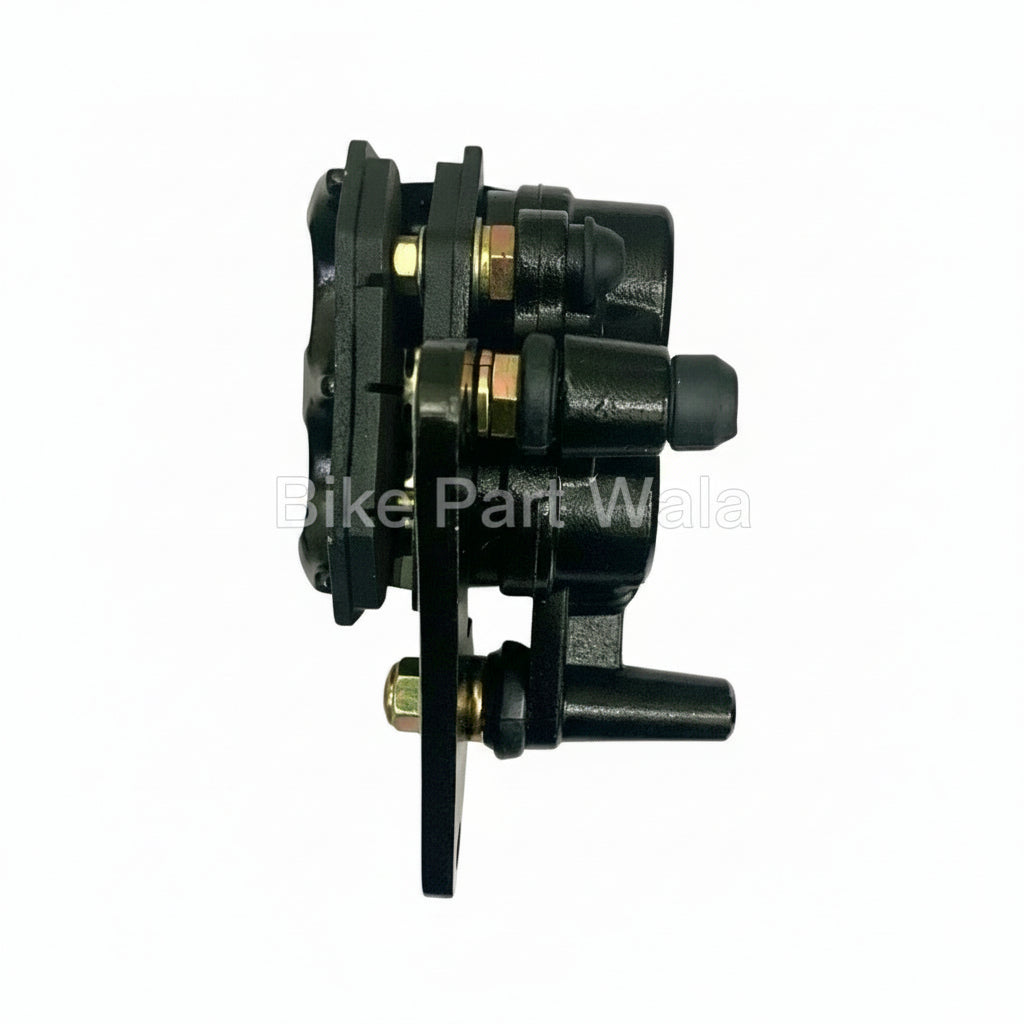 Front Brake Disc Caliper for Hero CBZ Old Model | CBZ Star | Karizma Old Model | Karizma R | Ambition | TVS Apache 150 | Black