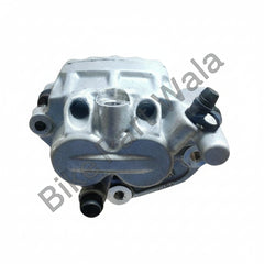 Mukut Front Brake Disc Caliper for Bajaj Pulsar 150 | 150 NS | 160 NS | 180 | 200 | 220 | Discover 100 | 125 | Silver