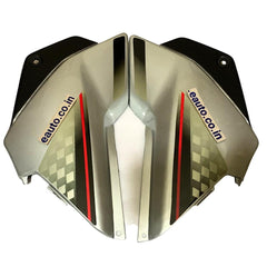 Side Panel for Hero Glamour | Type 2 | Type7 Sticker | Silver Colour