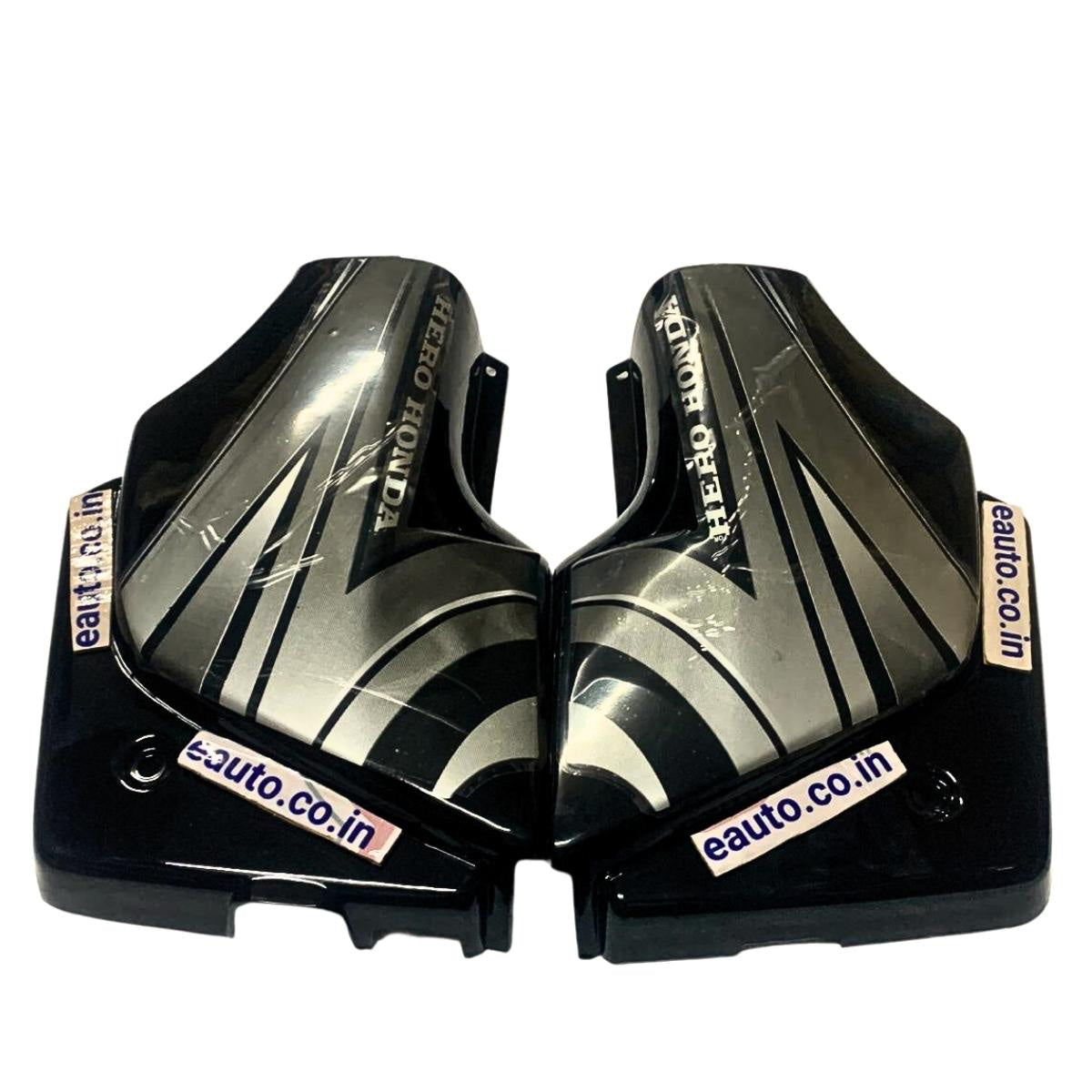 Side Panel for Hero Passion | Alloy Wheel | Black & Silver Colour