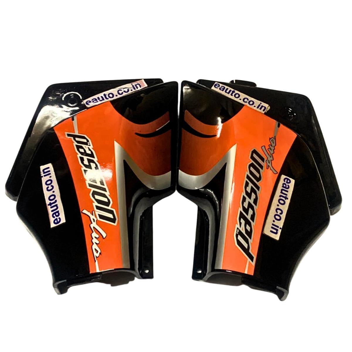 Side Panel for Hero Passion Plus | Black & Orange Colour