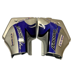 Side Panel for Hero Passion Plus | Silver & Blue Colour