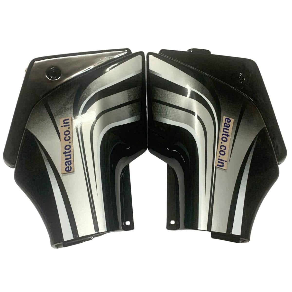 Side Panel for Hero Passion Pro | Digital Model | Black & Silver Colour