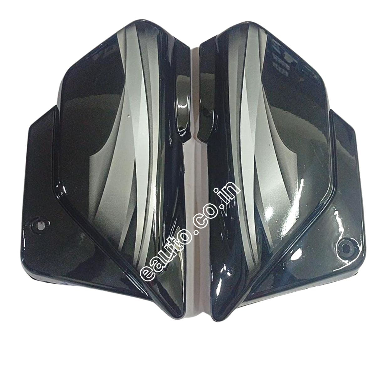 Side Panel for Hero Splendor | 2019 Model | Black & Silver