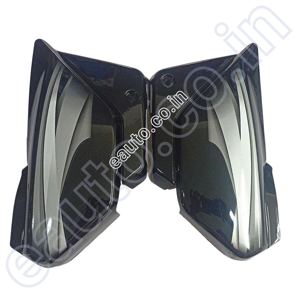 Side Panel for Hero Splendor | 2019 Model | Black & Silver