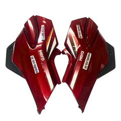 Side Panel for Hero Super Splendor | Type 2 | Type 7 Sticker | Red Colour