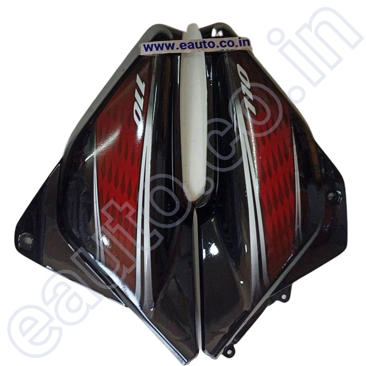 Side Panel for Honda Dream Neo | Type 2 | Black & Red