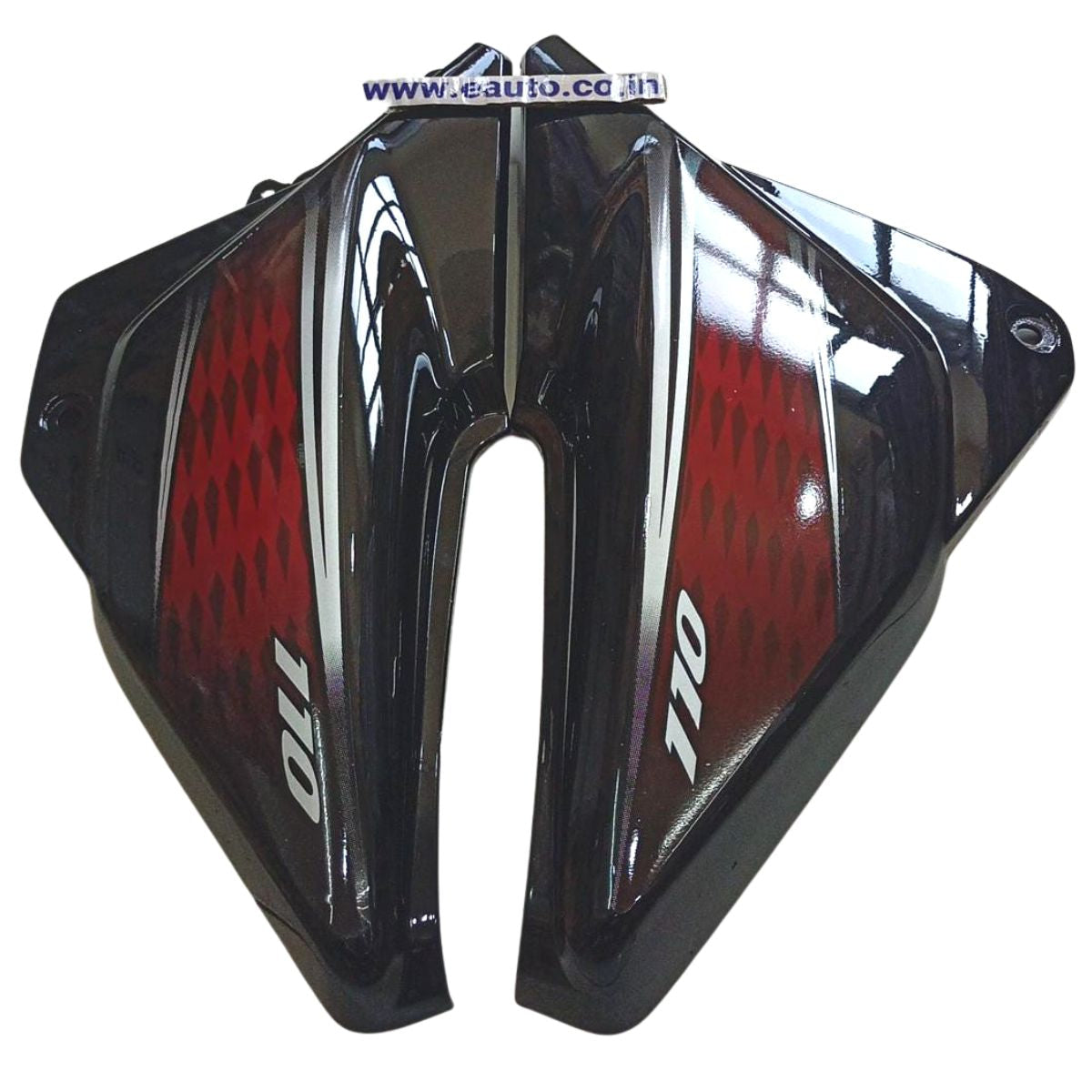 Side Panel for Honda Dream Neo | Type 2 | Black & Red
